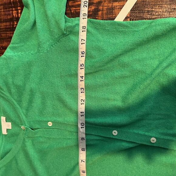 J Jill Cardigan Sweater Womens Small Linen Blend Button Front Lightweight Layeri - Picture 6 of 7